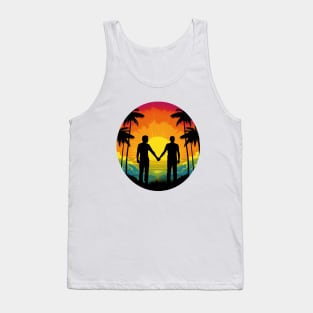 Gay Pride 2023 - Gay men holding hands - cute LGBT Tank Top